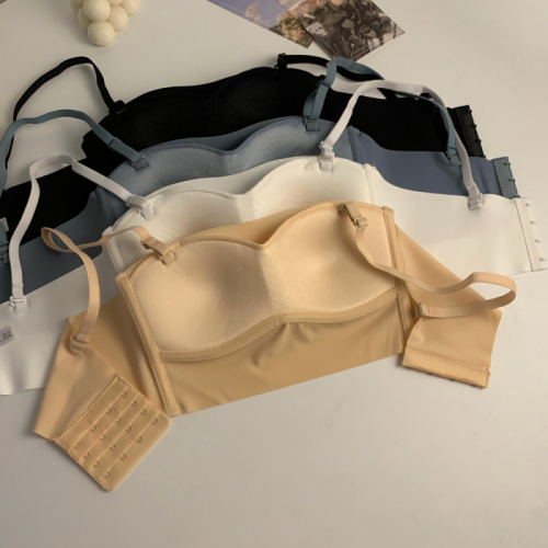 Real shooting real price Comfortable seamless underwear women gather small breasts without steel ring on the soft support to receive the auxiliary breast bra