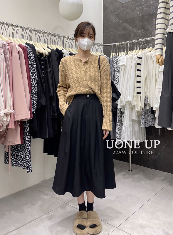 New in autumn! [UONE] Simple and versatile suit skirt 98958# LSL