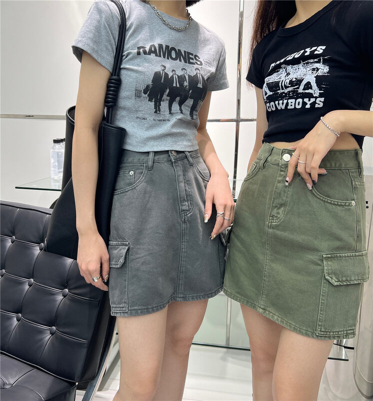 【T-PLATFORM】Simple and versatile casual slim skirt 8802# CQW
