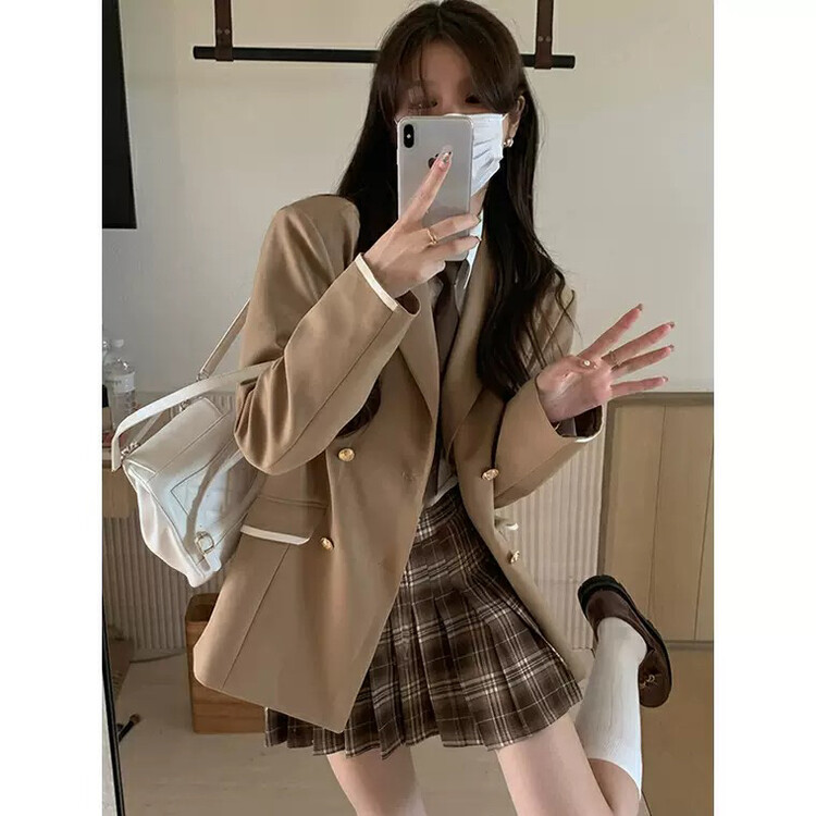 Autumn is new! [L.L STUDIO] Korean version of the sweet college style suit (single jacket) 78113# PCZ