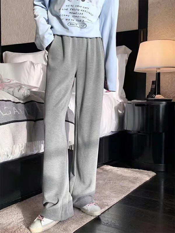 New in autumn! [KAKAJIA] drape wide-leg fashion slim casual pants 2727# OZQ