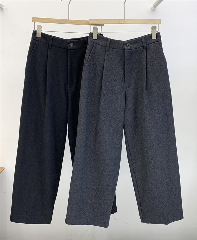 New in winter!【SANBARA】High waist slim nine points comfortable casual pants 9817# LSW