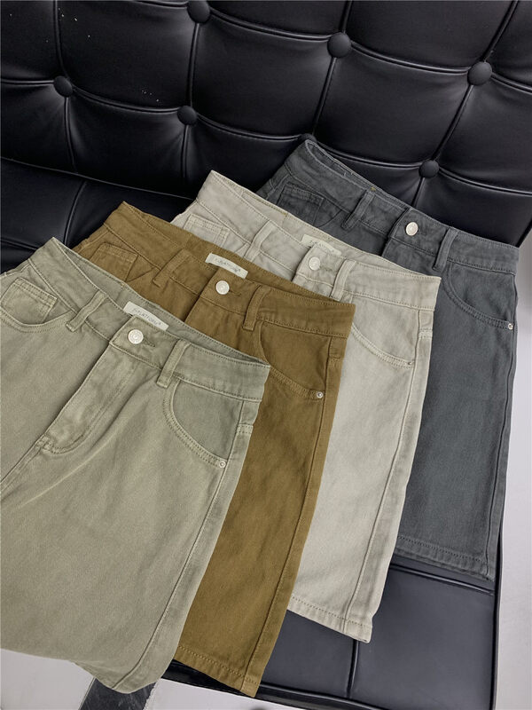New in autumn!【T-PLATFORM】Korean slim casual skirt V8318-2# CQW