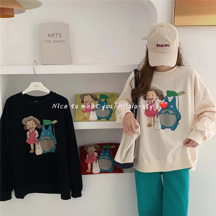 New in autumn!【RARA】Cartoon printed pattern casual sweater 97056# LSL