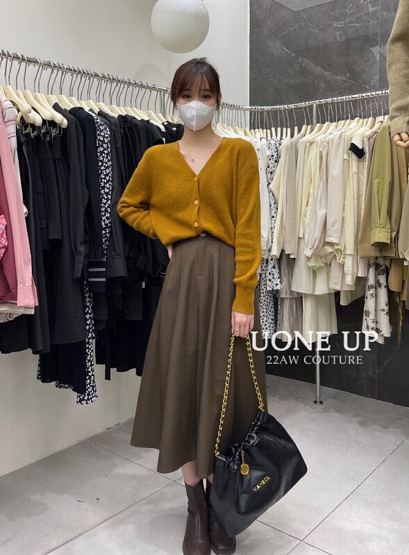 New in winter! [UONE] Simple and versatile raccoon knitted cardigan 923# LSL