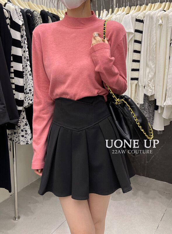 New in autumn!【UONE】Neat Versatile Half Turtleneck Sweater 06601# LSL