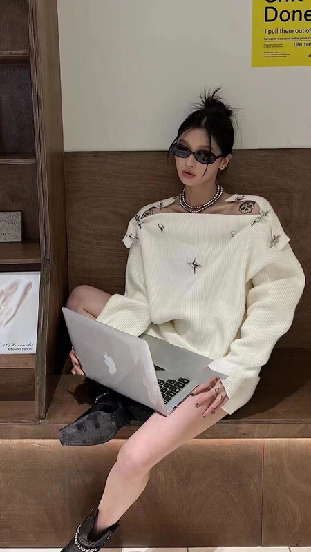 New in autumn! [Yan Zhen] Korean style all-match heavy-duty warm sweater 7115# PCZ