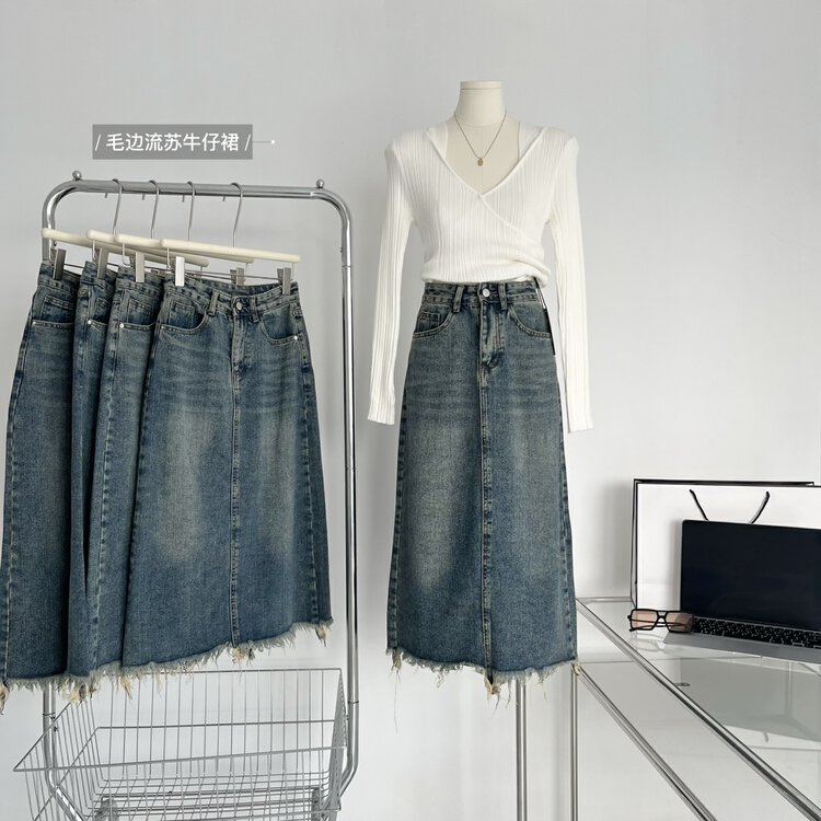 【KAKAJIA】Fashionable and comfortable all-match skirt 2759# OZQ
