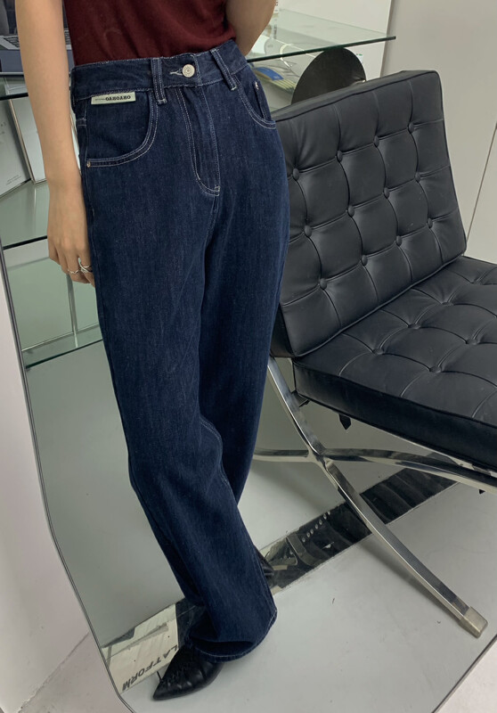 New in autumn!【T-PLATFORM】Simple, loose and casual all-match jeans W6165# CQW