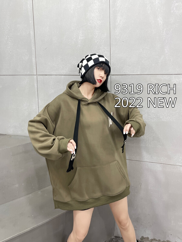 Autumn is new! [9319] Loose hooded all-match sweater 62002# L
