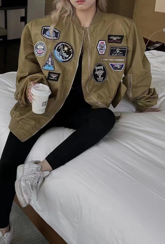 New in autumn! [Yan Zhen] Heavy Industry Custom Labeled Large Baseball Jacket 84456# PCZ