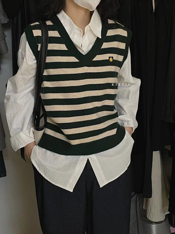 【KITTIN】Korean Simple Vest 0615