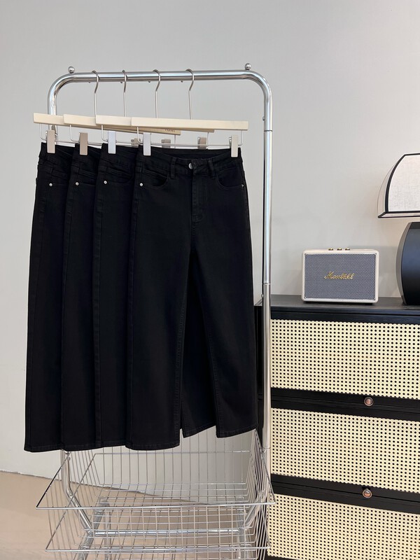 【KAKAJIA】Simple solid color versatile jeans 2761# OZQ