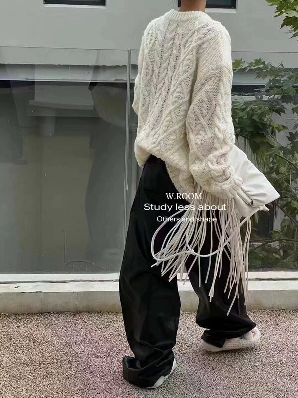 Autumn and winter new style! [Yan Zhen] Customized twist large warm sweater 7635# PCZ