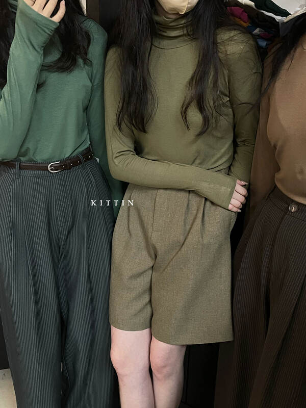 【KITTIN】Explosive Modal Turtleneck Bottoming Shirt 8338FW
