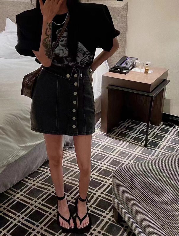 New in early autumn! [Yan Zhen] High waist slim skirt 6530# PCZ