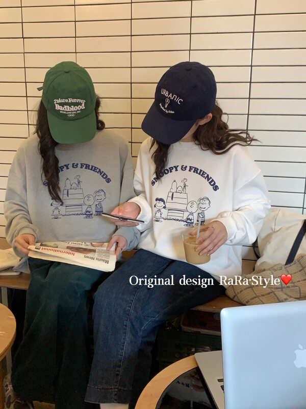 New in winter! [RARA] Round neck cartoon print sweater 79320# LSL
