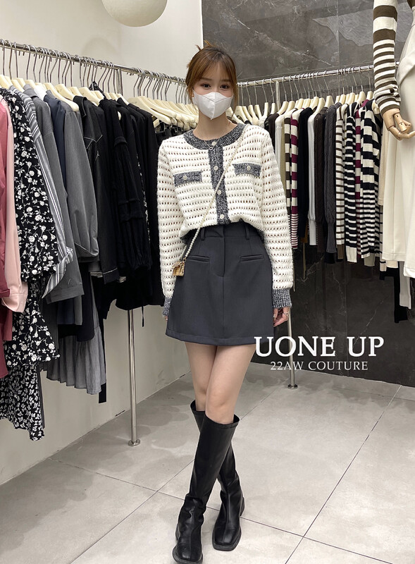 New in autumn!【UONE】Fashion small fragrance all-match knitted cardigan 17129# LSL