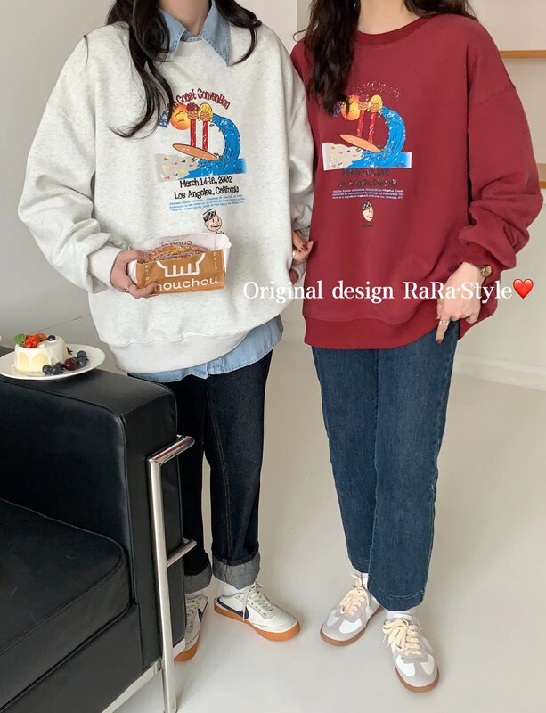 New for winter!  【RARA】Cartoon Character Retro Sweater 79321# LSL