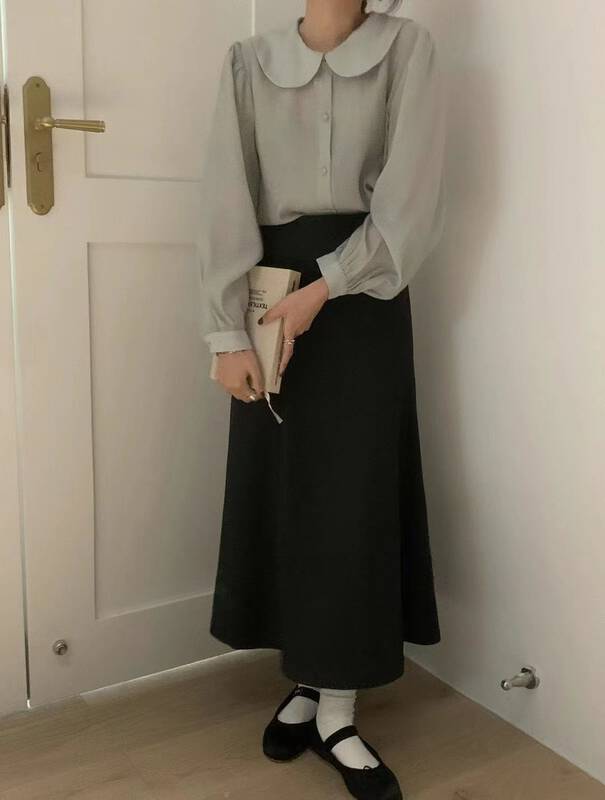 New in autumn!【WANNA OUR】High waisted all-match skirt 229889# ZXL