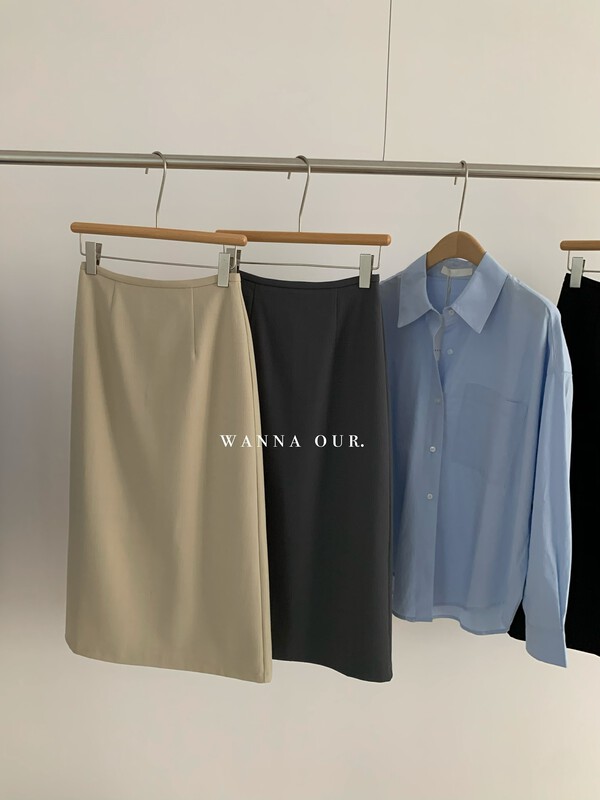 New in autumn! [WANNA] High-waisted temperament all-match skirt 89508# ZXL