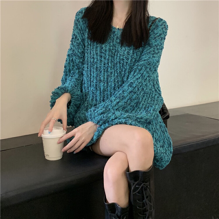 Autumn on the new![F · P] Loose jumper versatile Warm Sweater YZ030FP # HBX