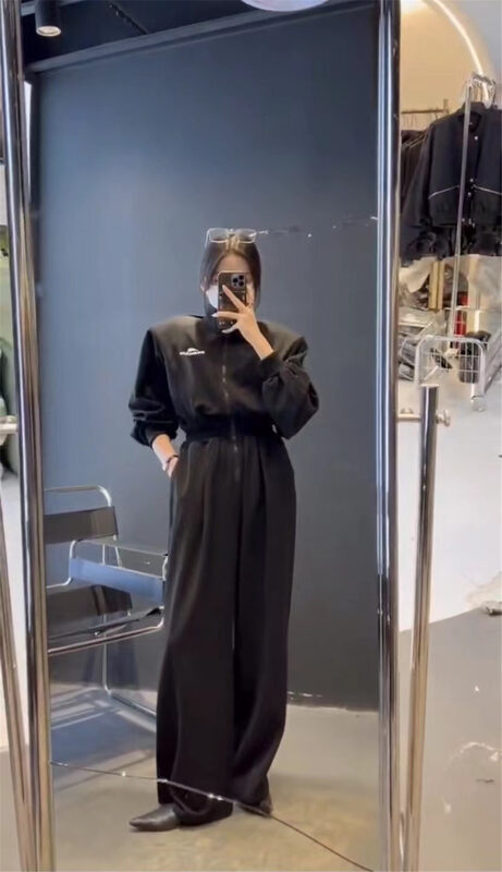 Autumn on the new![C.H.Z] Long sleeve versatile Korean jumpsuit 91328 # WTT