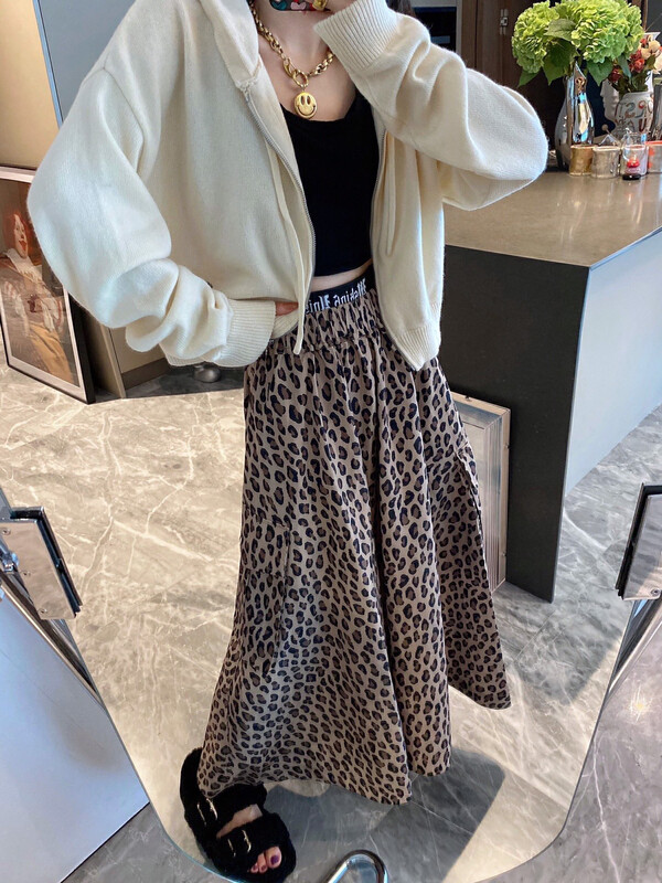 [NANCY] Colash Leopard Print Dress J7006 # WPL
