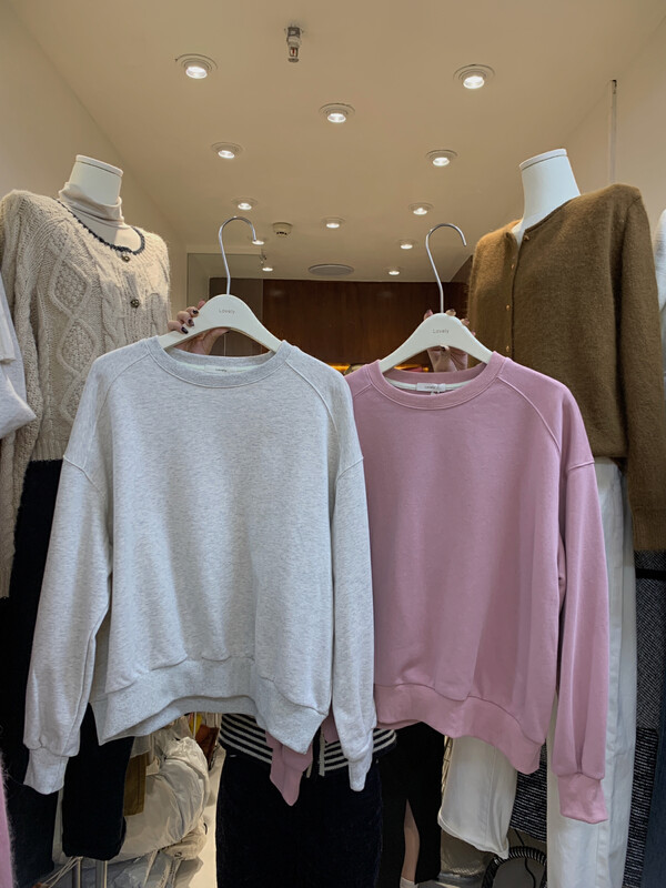 【LOVELY/SHMILY】Simple and versatile solid color sweater sweater Z1708