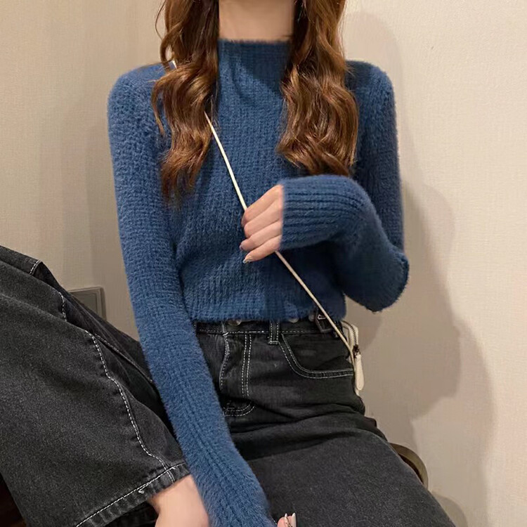 Autumn on the new![F · P] Foreign style simple and joker warm sweater 3CX08 # HBX