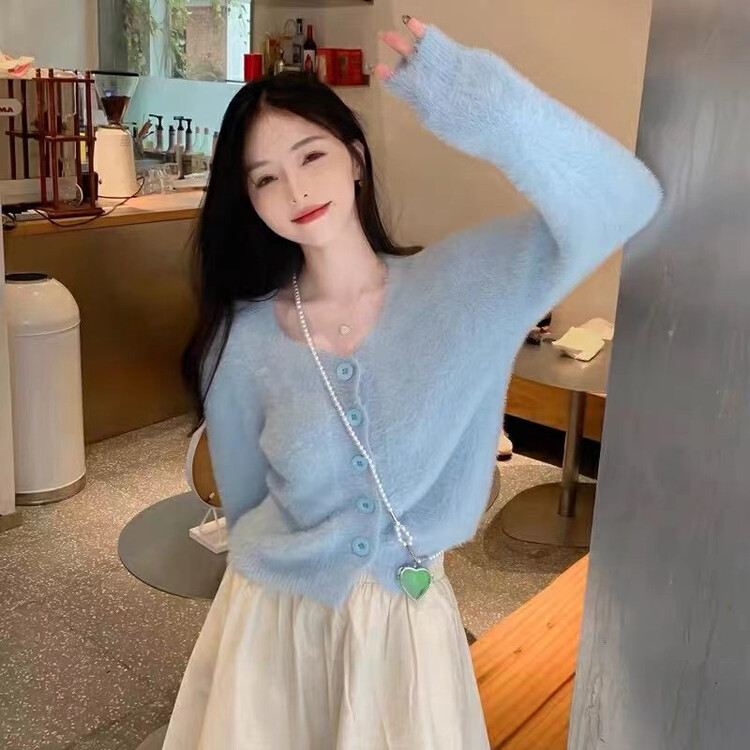 New in autumn! [F·P] Western-style gentle and sweet warm sweater Y8760# HBX