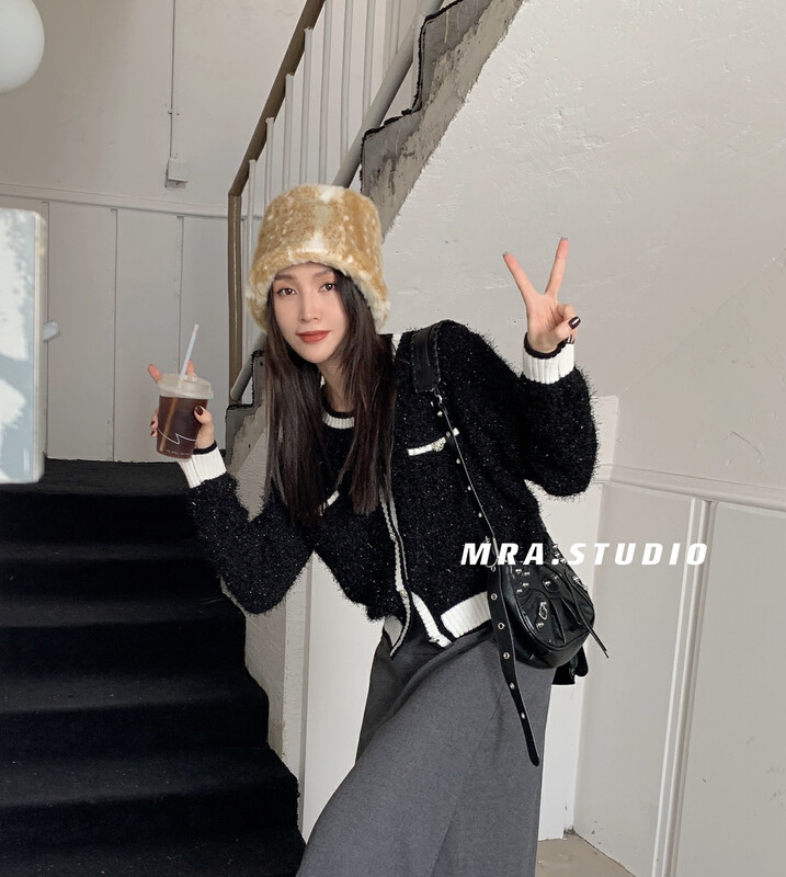 [MRA] High-quality temperament small fragrance short coat DH308