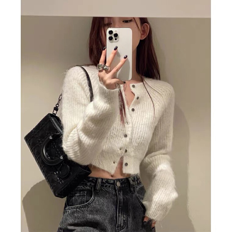 New in winter! [Huaxi] Versatile round neck short warm sweater 9861# PCZ
