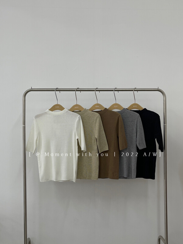 New in early autumn!【MOMENT WITH YOU】Korean version of simple loose knitted sweater 2M321# LSW