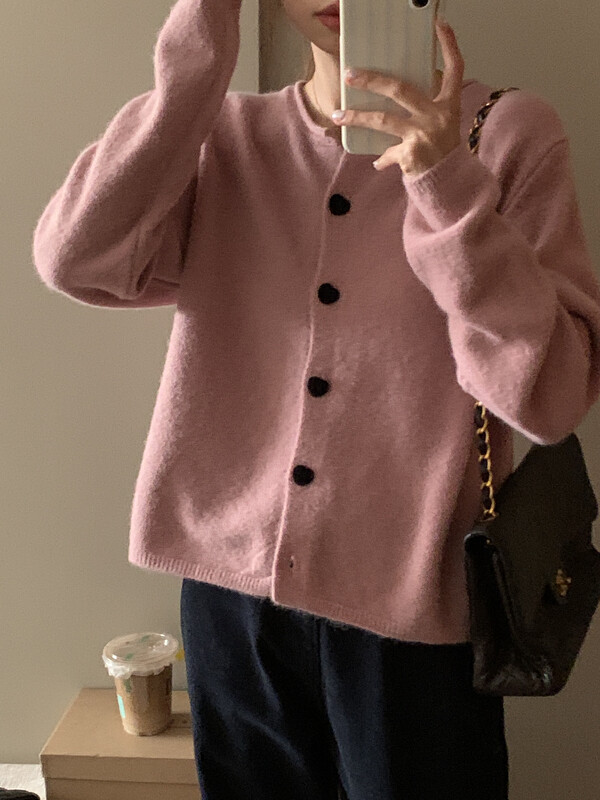 [LOVELY / SHMILY] Gentle Wind Mink Top Top Cardigan M0836