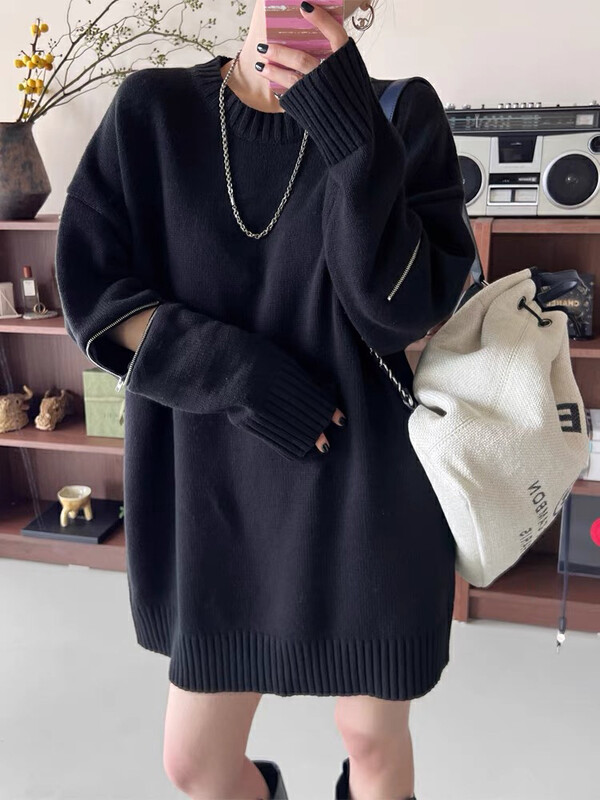 New in autumn!【F·P】Designed Lazy Fashion Warm Sweater FF08FP# HBX
