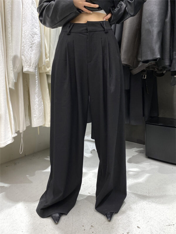 Autumn on the new![C.H.Z] Solid color versatile Korean casual pants 92203 # WTT