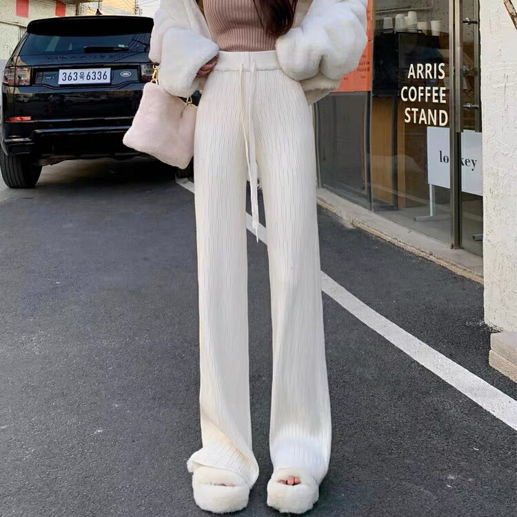 New in Autumn! [F·P] Elastic waist thin all-match casual pants YS841# HBX