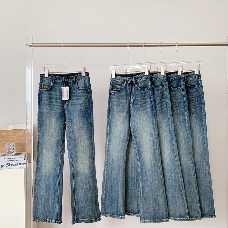 Autumn is new! [Yi Kaoru] Slightly thin and fashionable jeans 0353# HYY