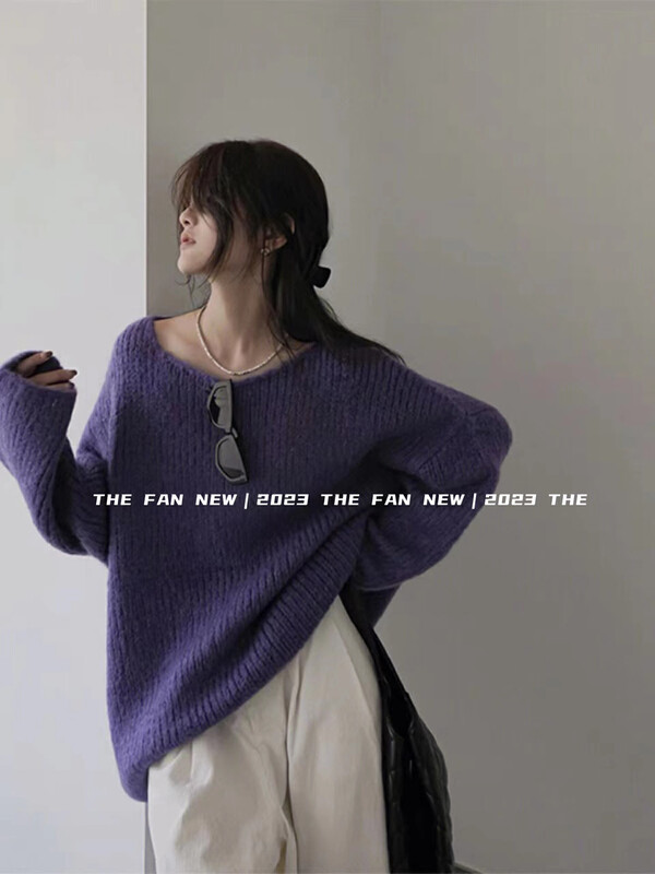 Winter on the new![THE FAN] Loose jumper versatile warm Sweater 500998 # ZXX