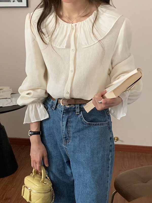 [LOVELY/SHMILY] Hyde Garden temperament doll collar age-reducing shirt S2128