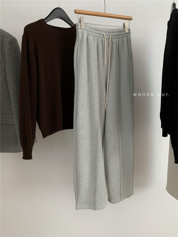 Autumn on the new![WANNA OUR] Korean version of loose and versatile casual pants 229900 # ZXL
