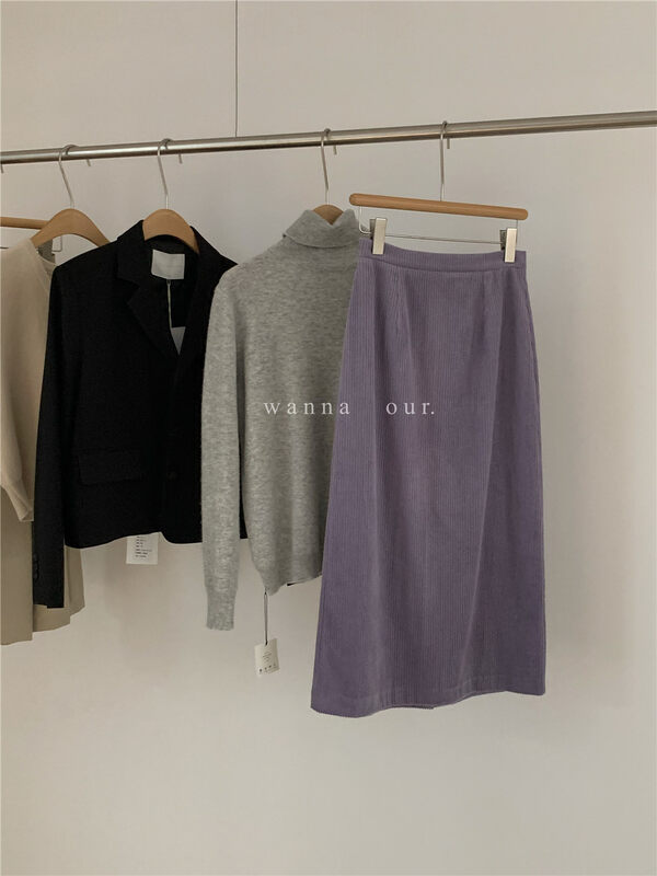 New in autumn!【WANNA OUR】Korean loose and clean one-piece skirt 229850# ZXL