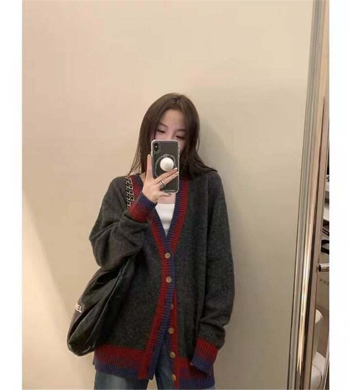 New in autumn!【C.H.Z】Korean style buttoned all-match knitted cardigan 00749# WTT