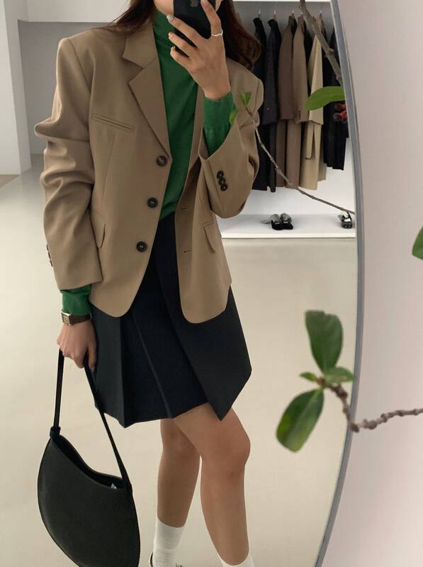 New in autumn! [WANNA] Korean fashion suit 89511# ZXL