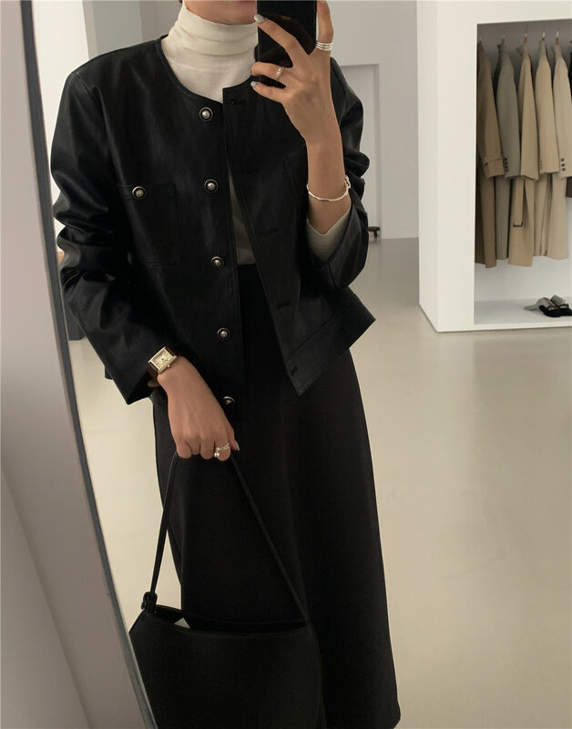 New in autumn! [WANNA] Korean version of the trendy short jacket 89316# ZXL