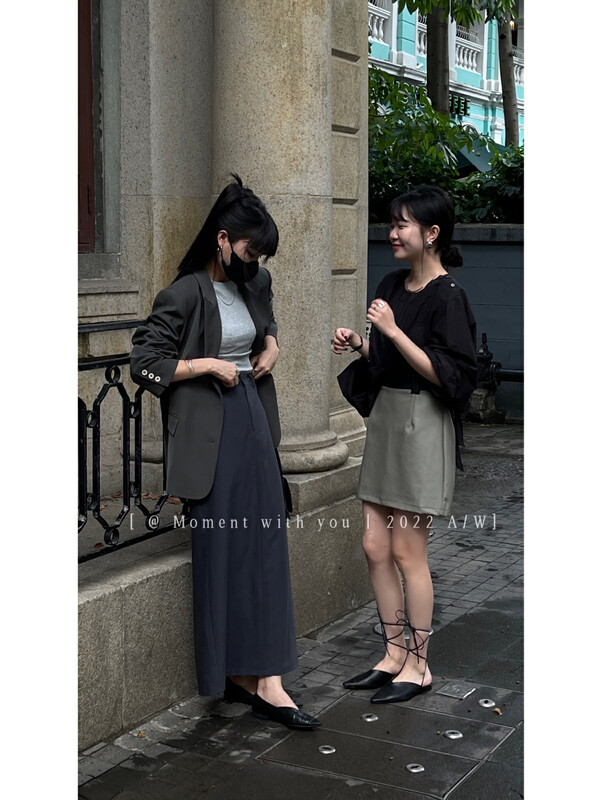 New in autumn!【MOMENT WITH YOU】Korean loose and casual design suit J028# LSW