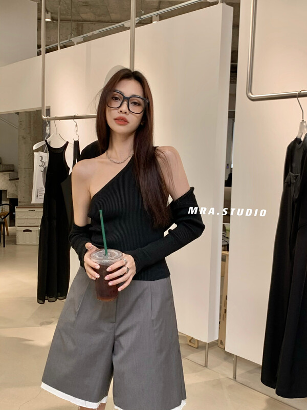 Original price 88.99! [MRA] Newly designed shawl and vest knitted suit SP02 in early autumn
