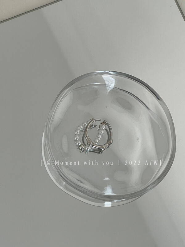 【MOMENT WITH YOU】Irregular fashion ring (with fleece bag) 2M398# LSW