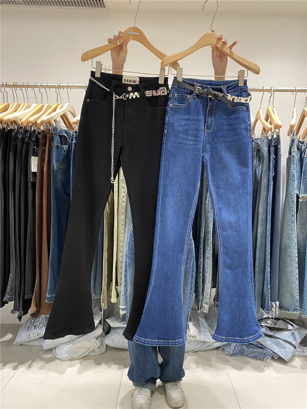 New in autumn!【O NOT 1】Slim and versatile horseshoe jeans (with belt) YS1-R139# LSW